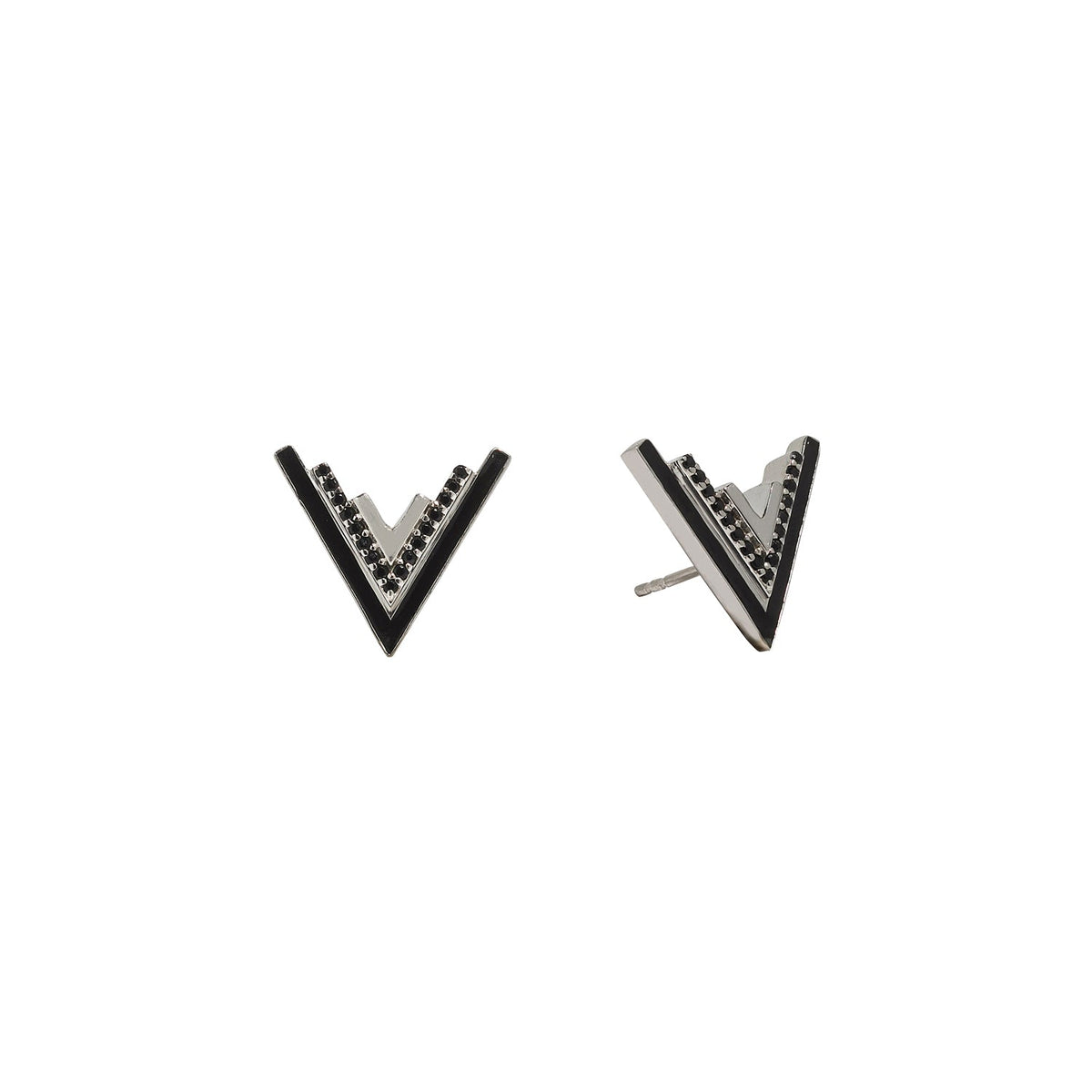Valor Black Onyx Stud Earrings