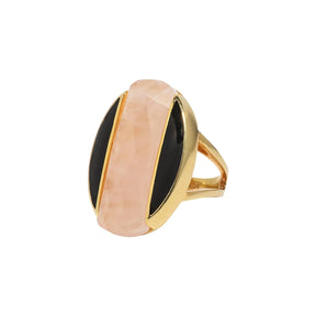 Harmonia Rose Quartz Boundaries Ring