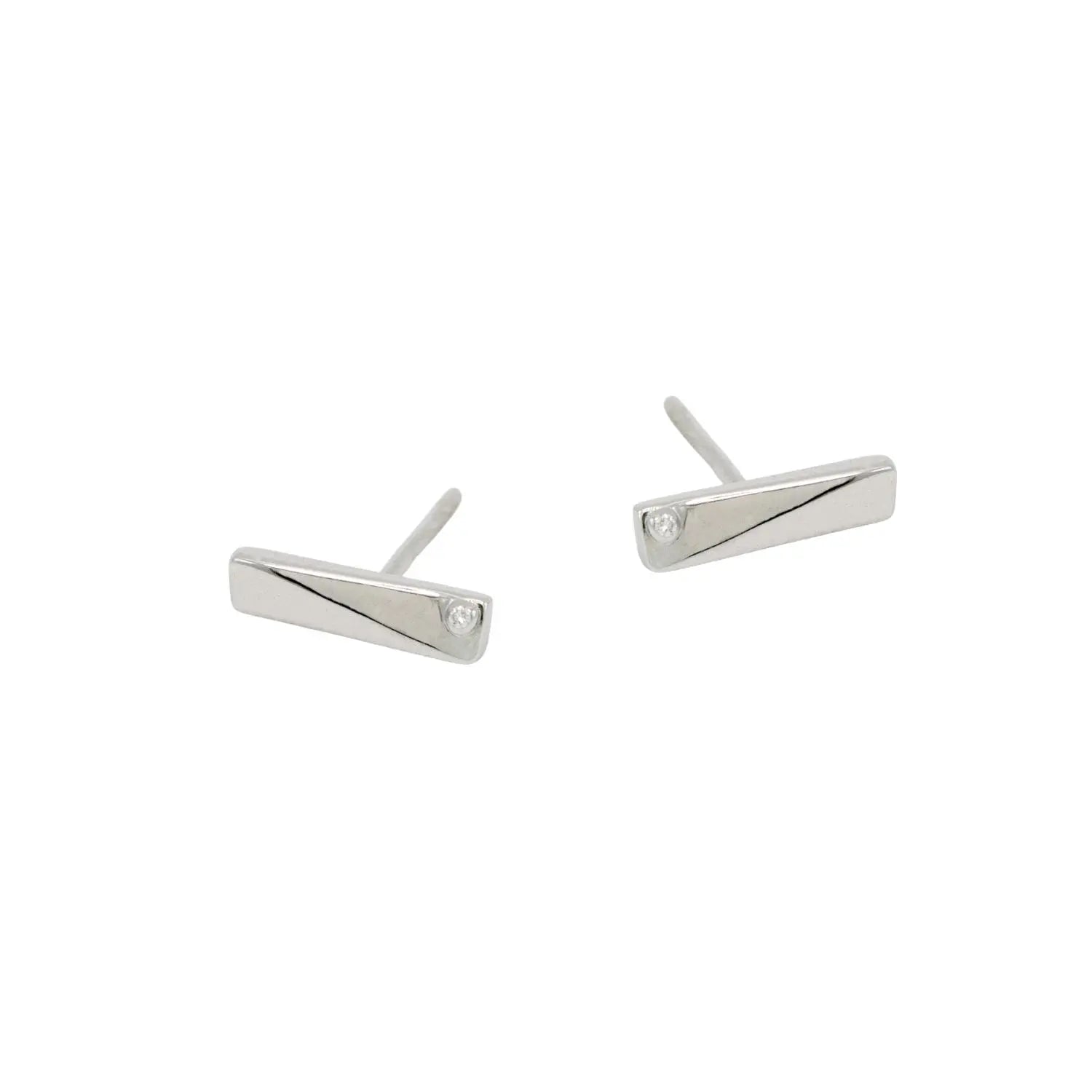 Flex Diamond Stud Earrings