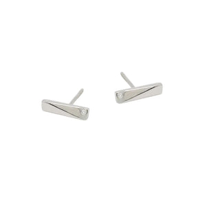 Flex Diamond Stud Earrings