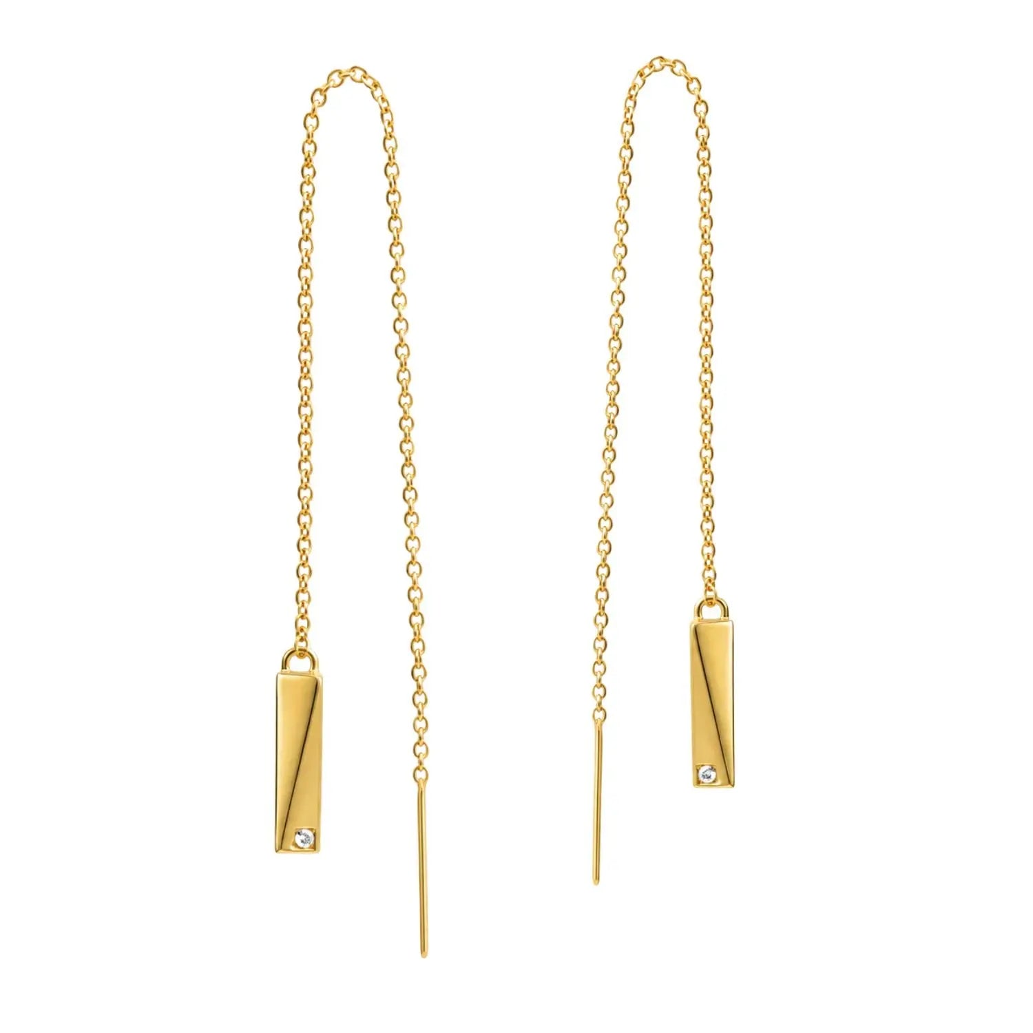 Flex Diamond Thread Earrings
