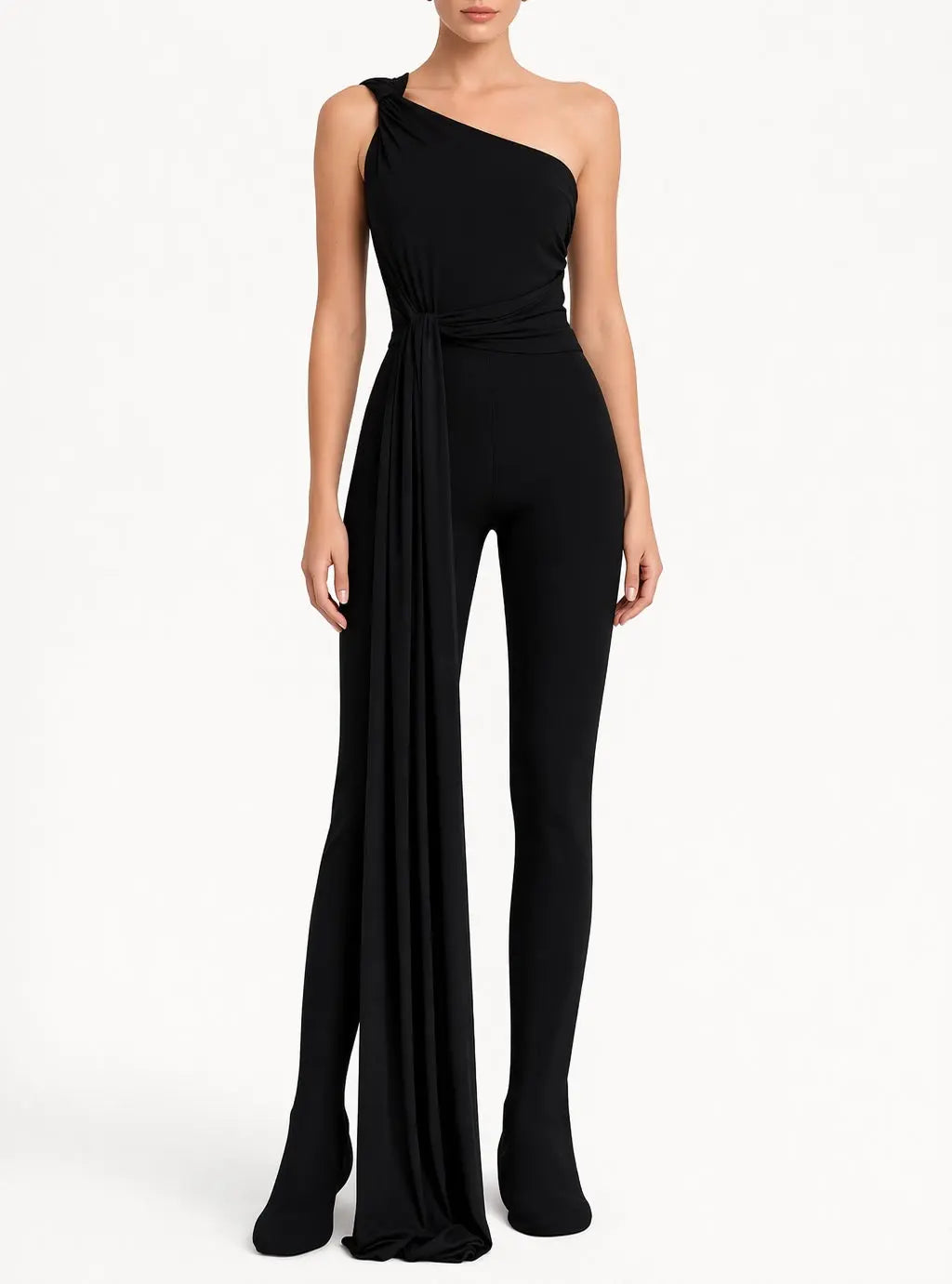 DRAPE ONE SHOULDER TOP