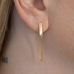 Flex Diamond Chain Earrings