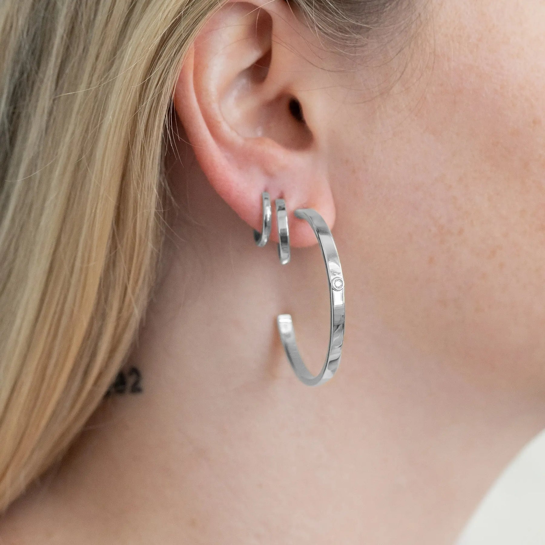 Diamond Classic Hoop Earrings