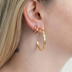 Diamond Classic Hoop Earrings
