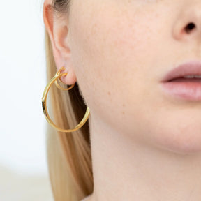 Diamond Classic Hoop Earrings