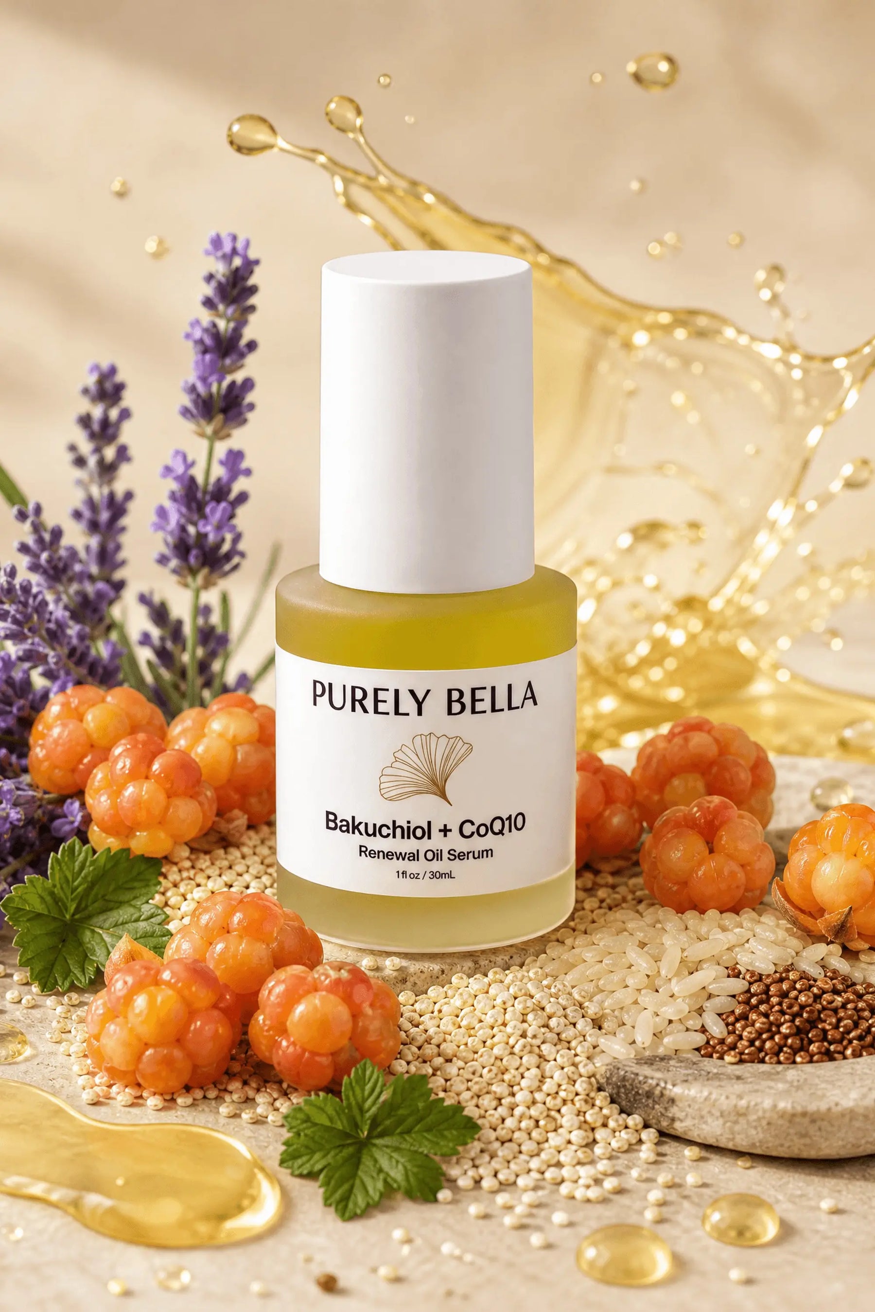 NEW! Bakuchiol + CoQ10 Renewal Oil Serum