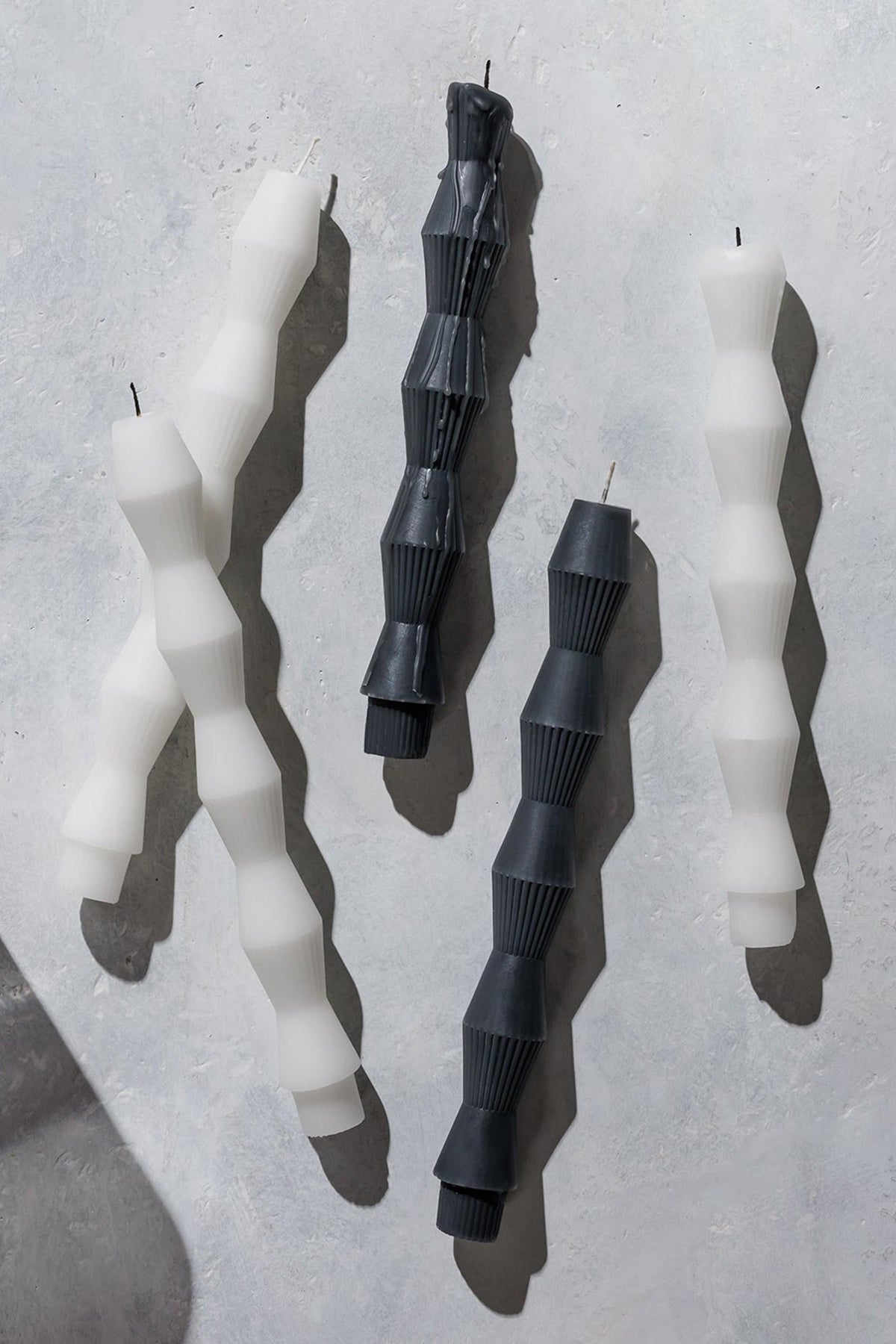 Geometric Pillar Candle (set Of 2)