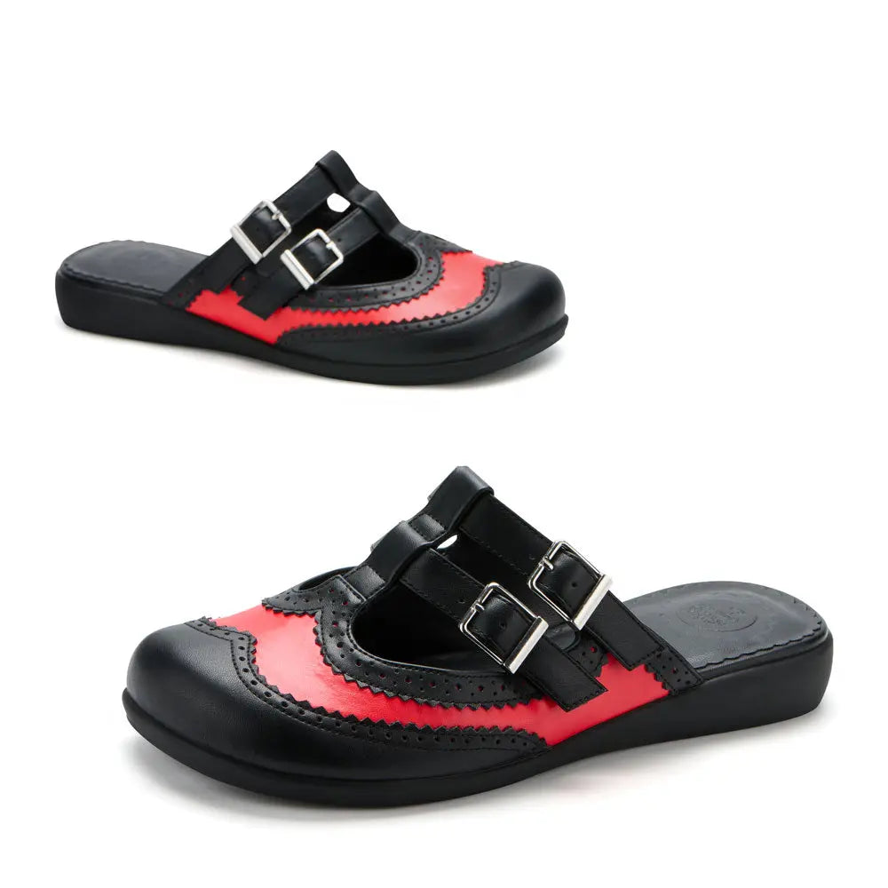 Havana-Red Women's Mary Jane Clogs