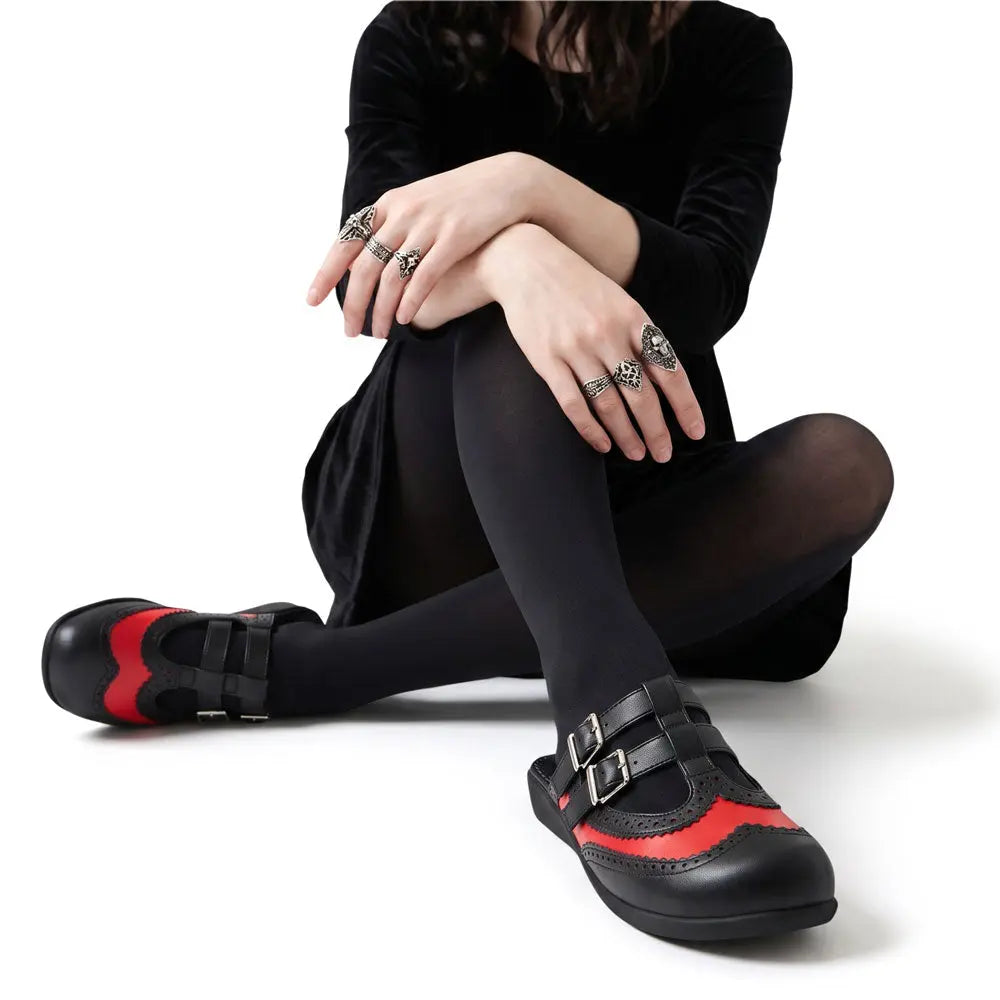 Havana-Red Women's Mary Jane Clogs
