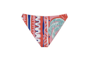 Halter Bikini Pink Palm Classic Brief