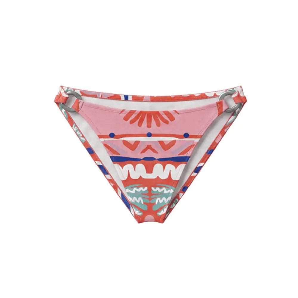 Halter Bikini Pink Palm Classic Brief