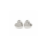 Diamond Heart Stud Earrings
