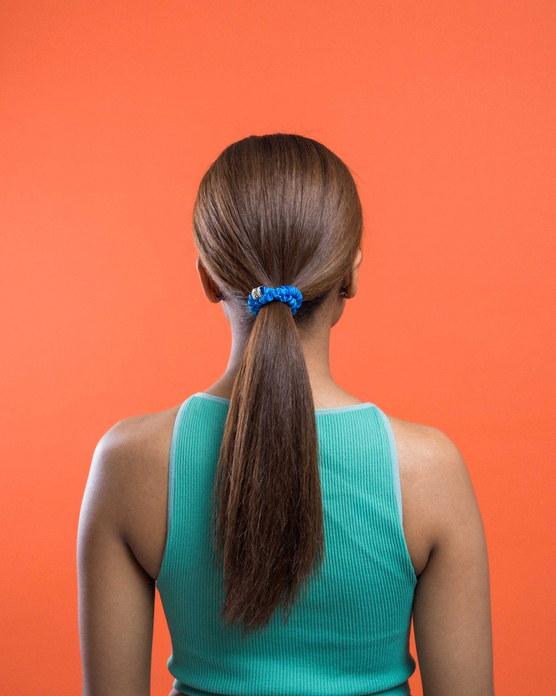 Cabana Skinny Silk Scrunchies