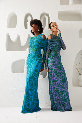 Two-Piece Set- Bloom Noir