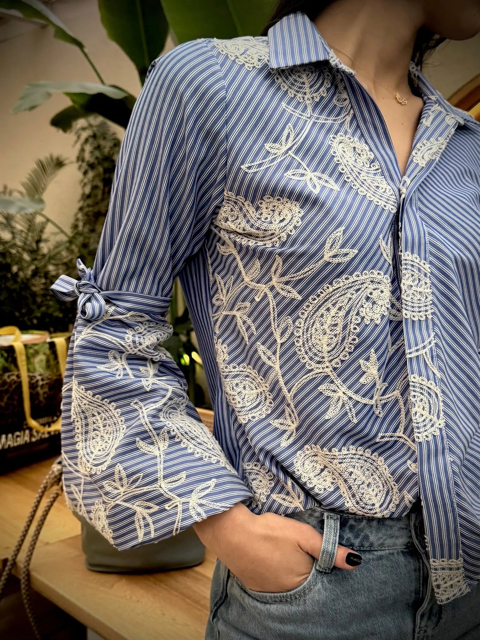 BLUSA GLOBO LINES MAREA