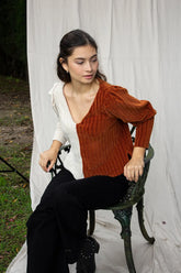 SWEATER TRENDY CHELLINE HUESO Y MARFIL