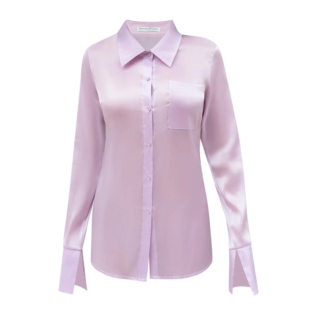 Iridescent Fluid Button Down Shirt