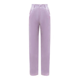 Iridescent Fluid Double Faced Wide Leg Pant