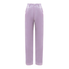 Iridescent Fluid Double Faced Wide Leg Pant
