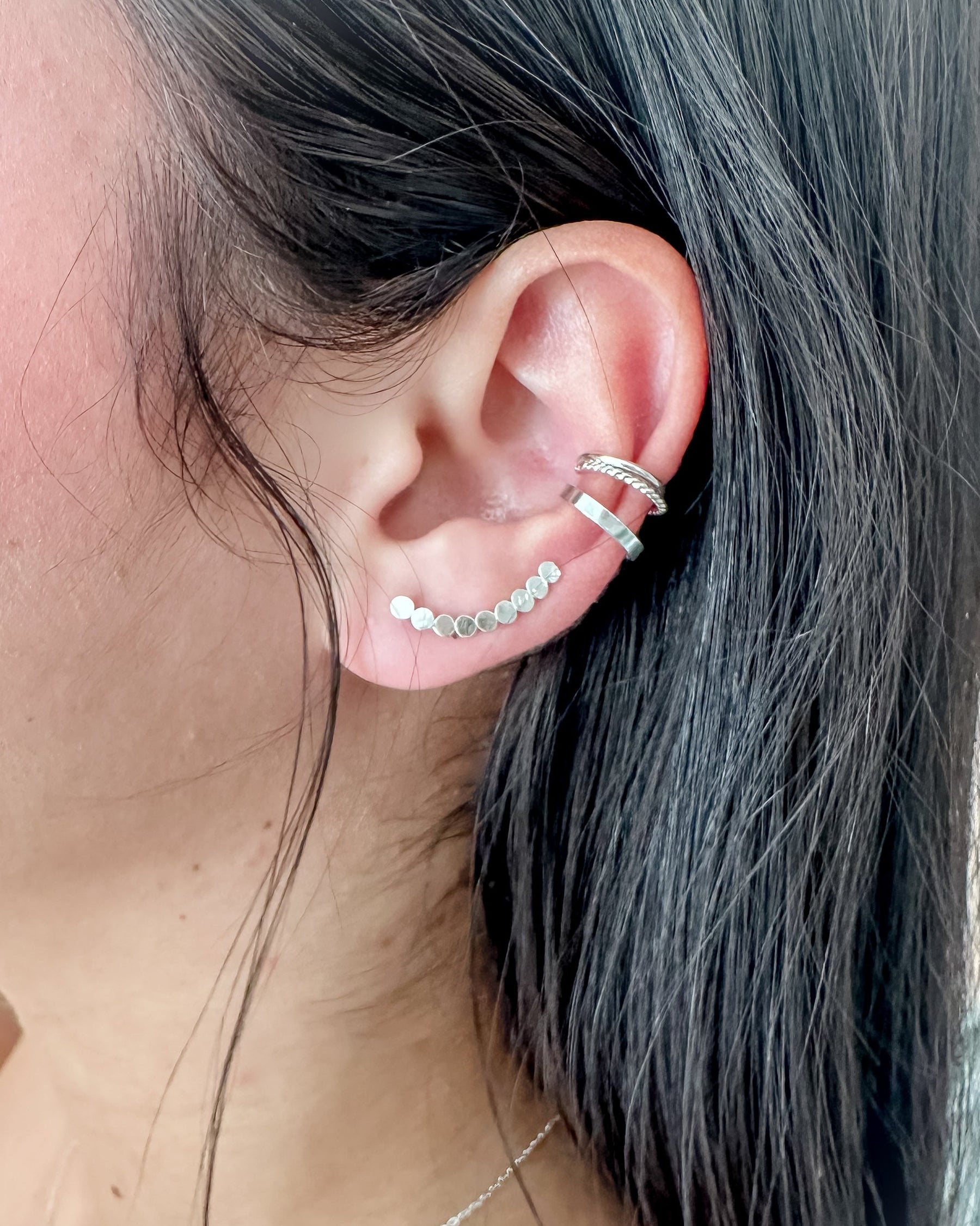 Ce Luxe Beaded Ear Climber
