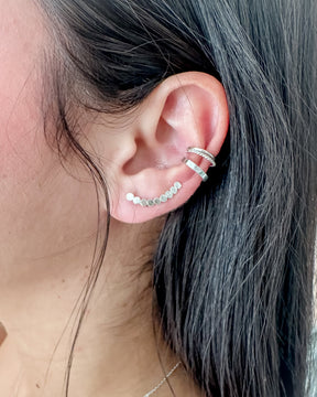 Ce Luxe Beaded Ear Climber