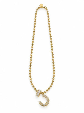 Gold Horseshoe Necklace