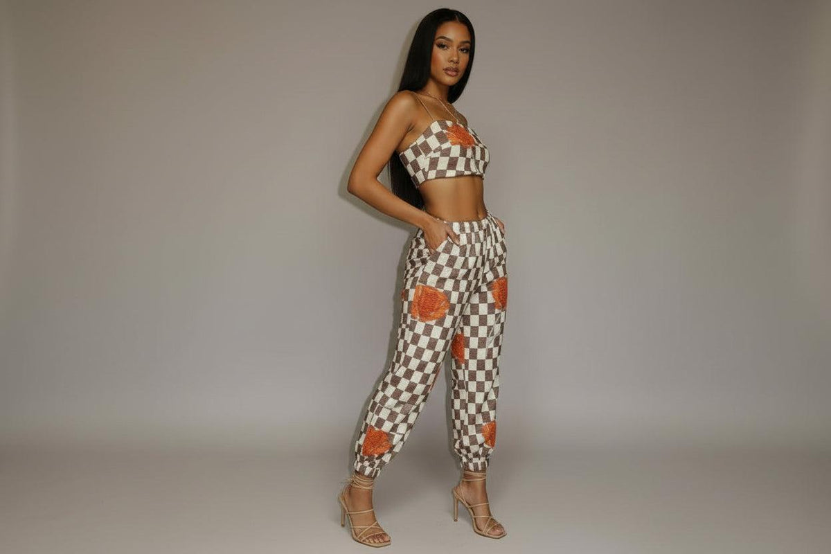 Laguna Sequin Crop Top