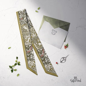 Tree of Life Silk Twill Scarf