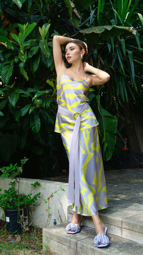 Samantha Silk Slip Skirt