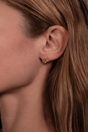 Caged Orb Mini Stud 10mm