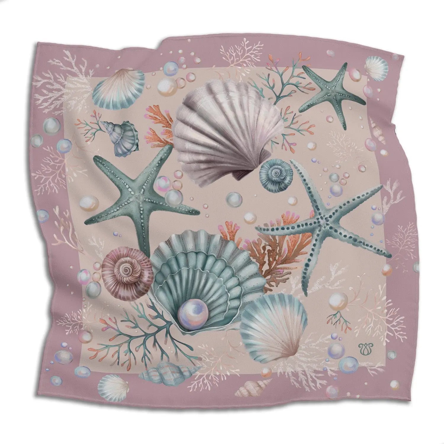 Shells And Pearls Scarf