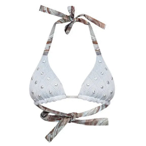 Perle Bikini Top Sky Blue