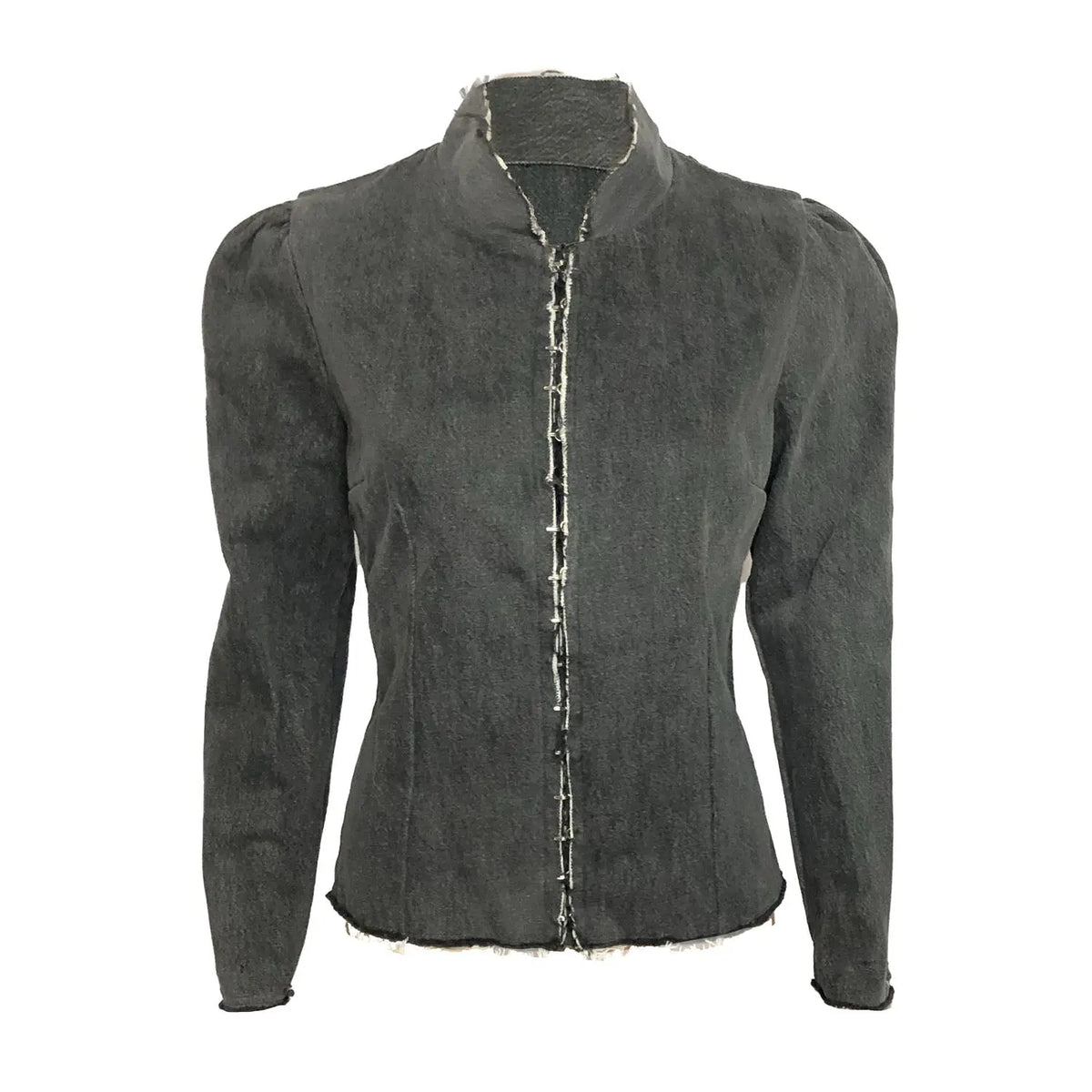 Kristin Jacket-Distressed Black