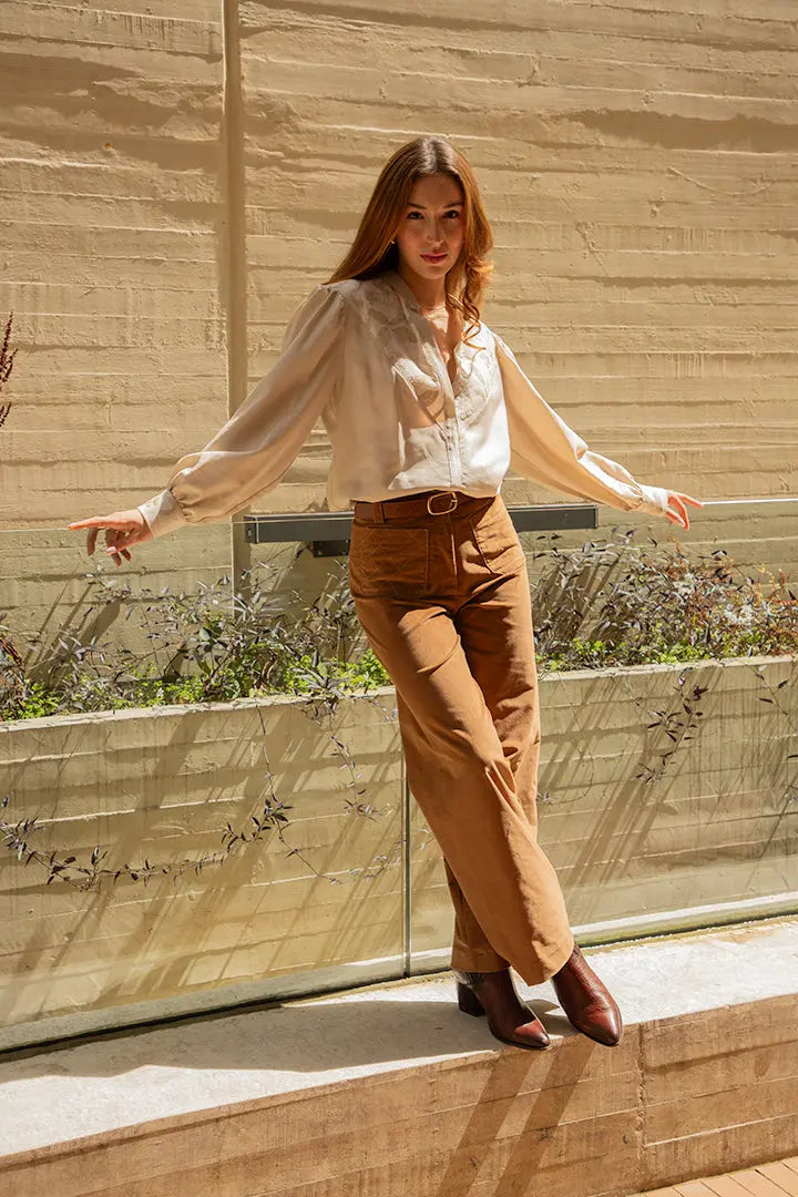 BLUSA WAFFLE LINO FLORAL