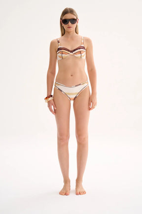 Agua Bottom Full Coverage Print Naranja