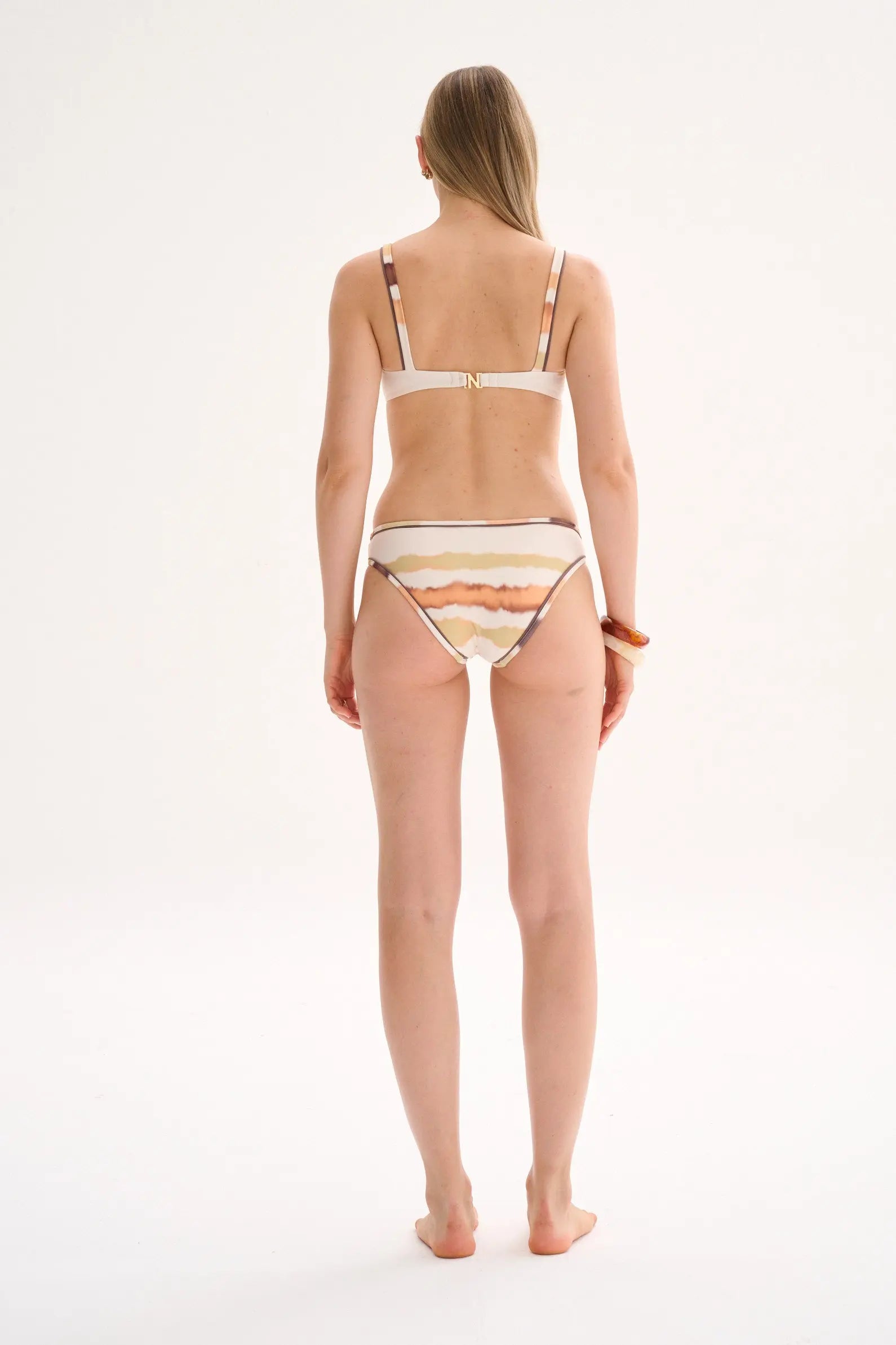 Agua Bottom Full Coverage Print Naranja