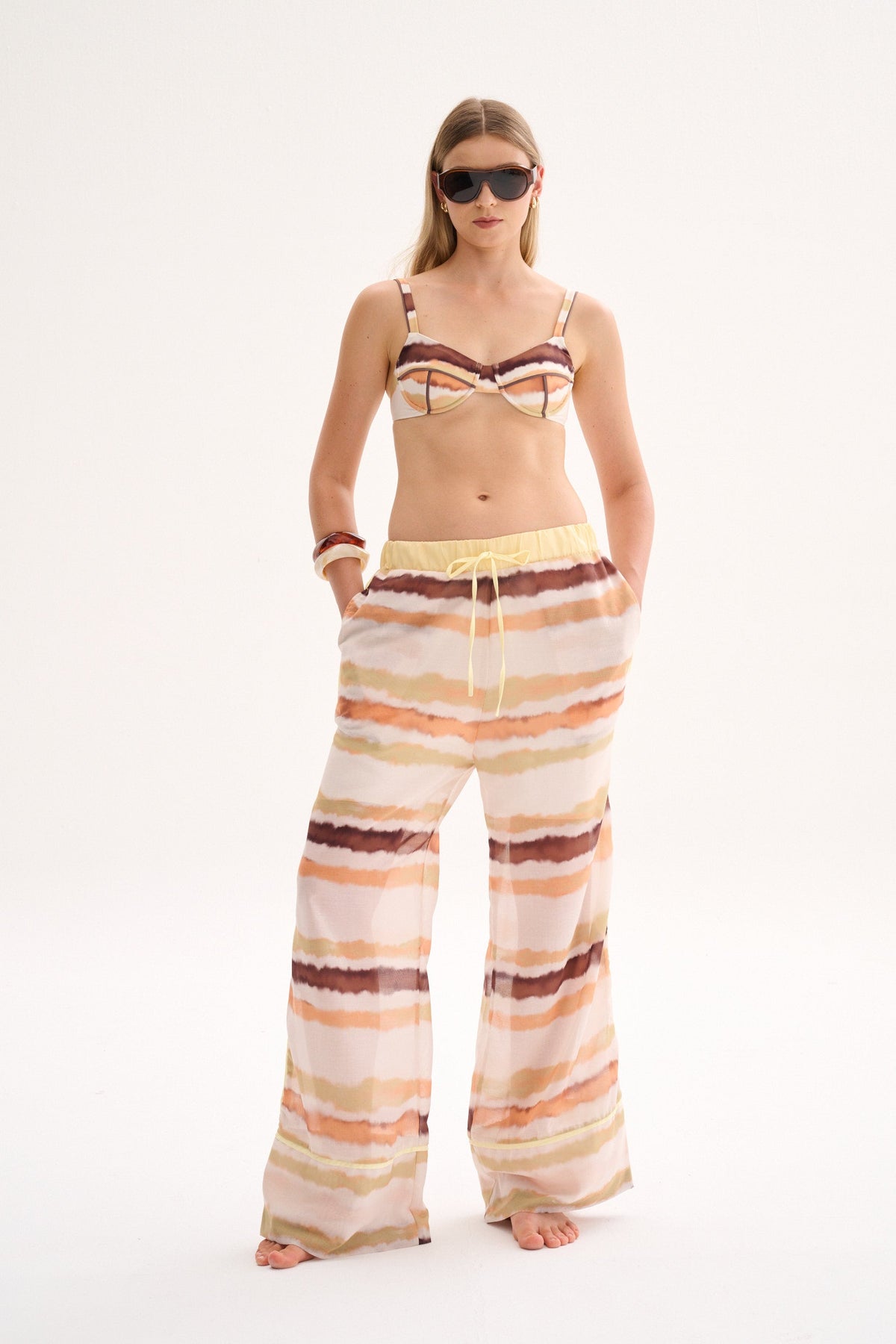 Cyndi Pants Print Naranja