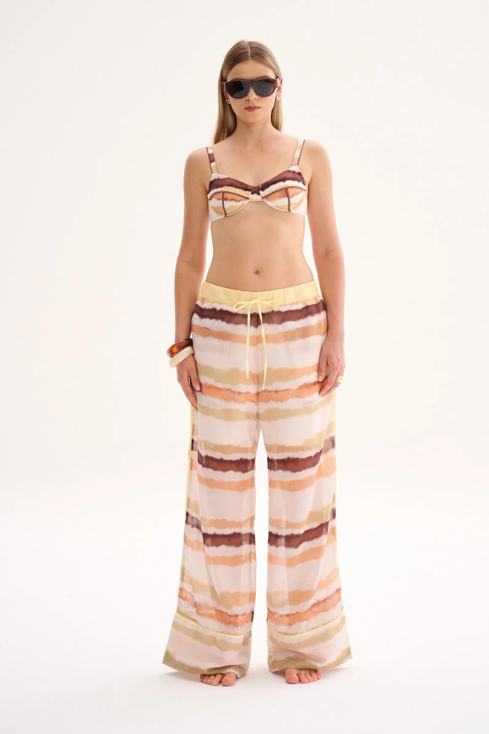 Cyndi Pants Print Naranja