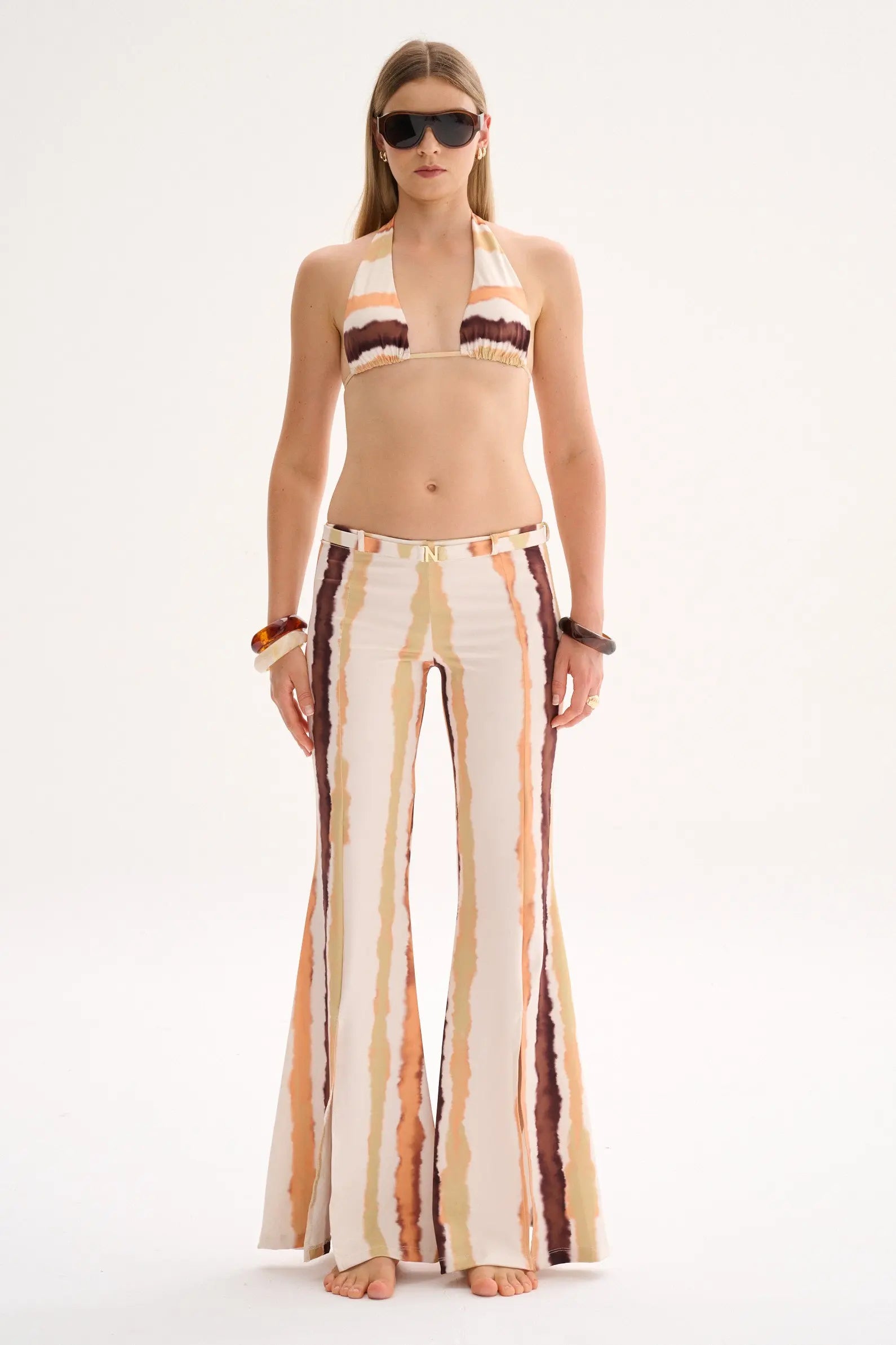 Jagger Pants Print Naranja