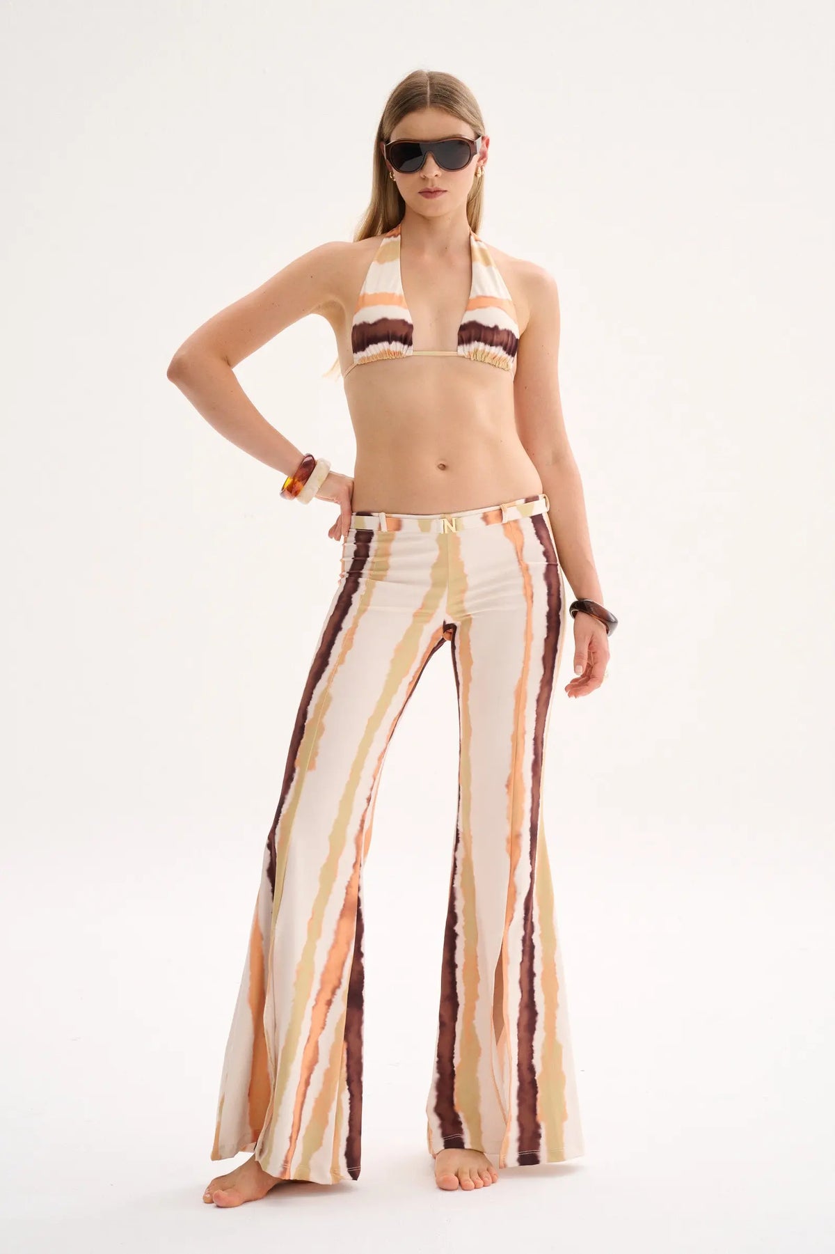 Jagger Pants Print Naranja