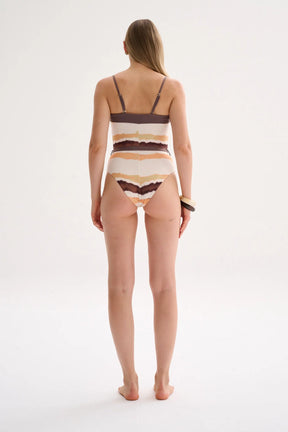 Caliz One piece Print Naranja