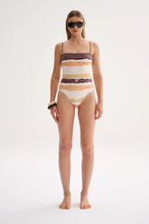 Caliz One piece Print Naranja