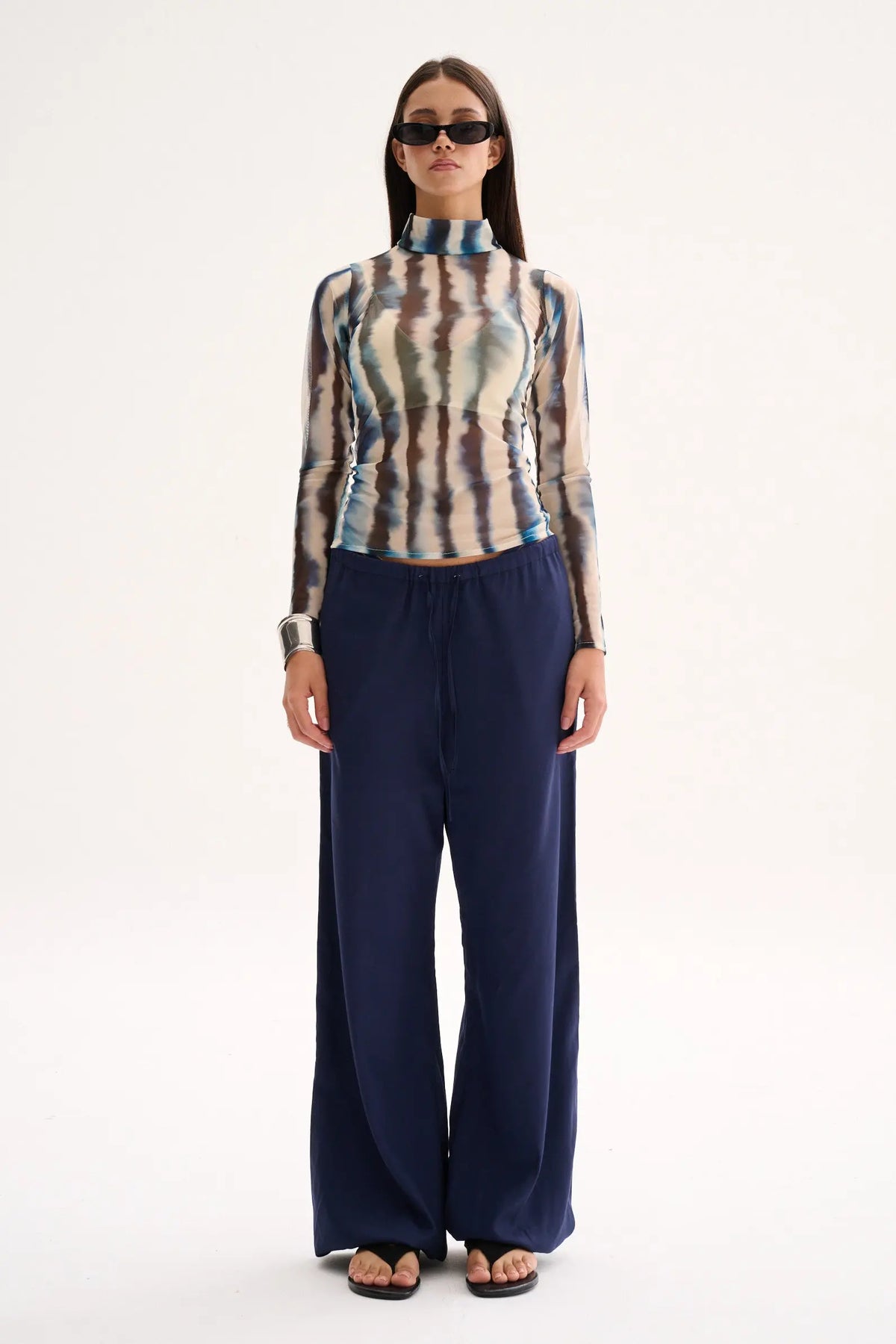 Sassi Top Print Azul