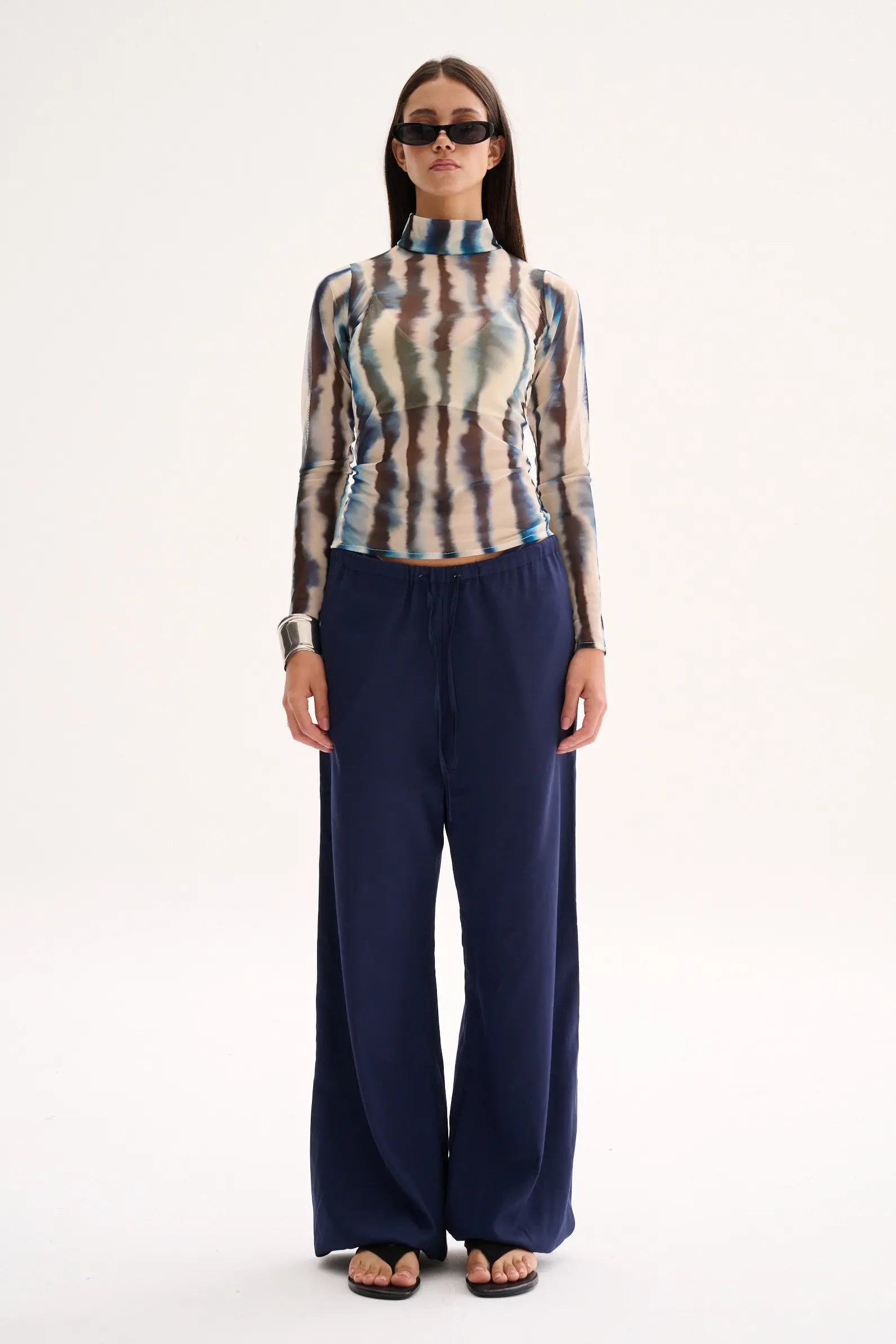 Sassi Top Print Azul