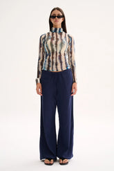 Sassi Top Print Azul