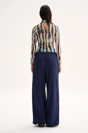 Sassi Top Print Azul