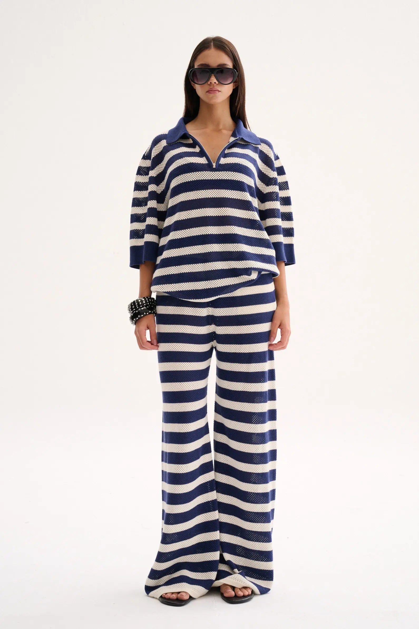 Aurora Top Print Azul