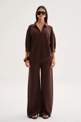 Aurora Top Marron
