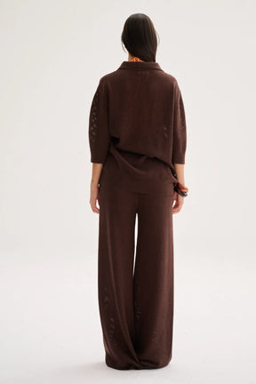 Aurora Top Marron